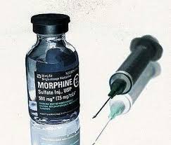 La morfina no es una solución, es un paliativo...que no soluciona el problema subyacente